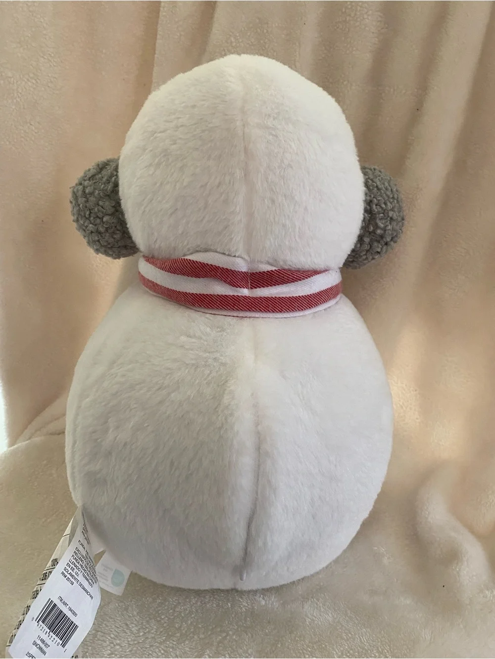 Adorable Plush Snowman Pillow from Costco